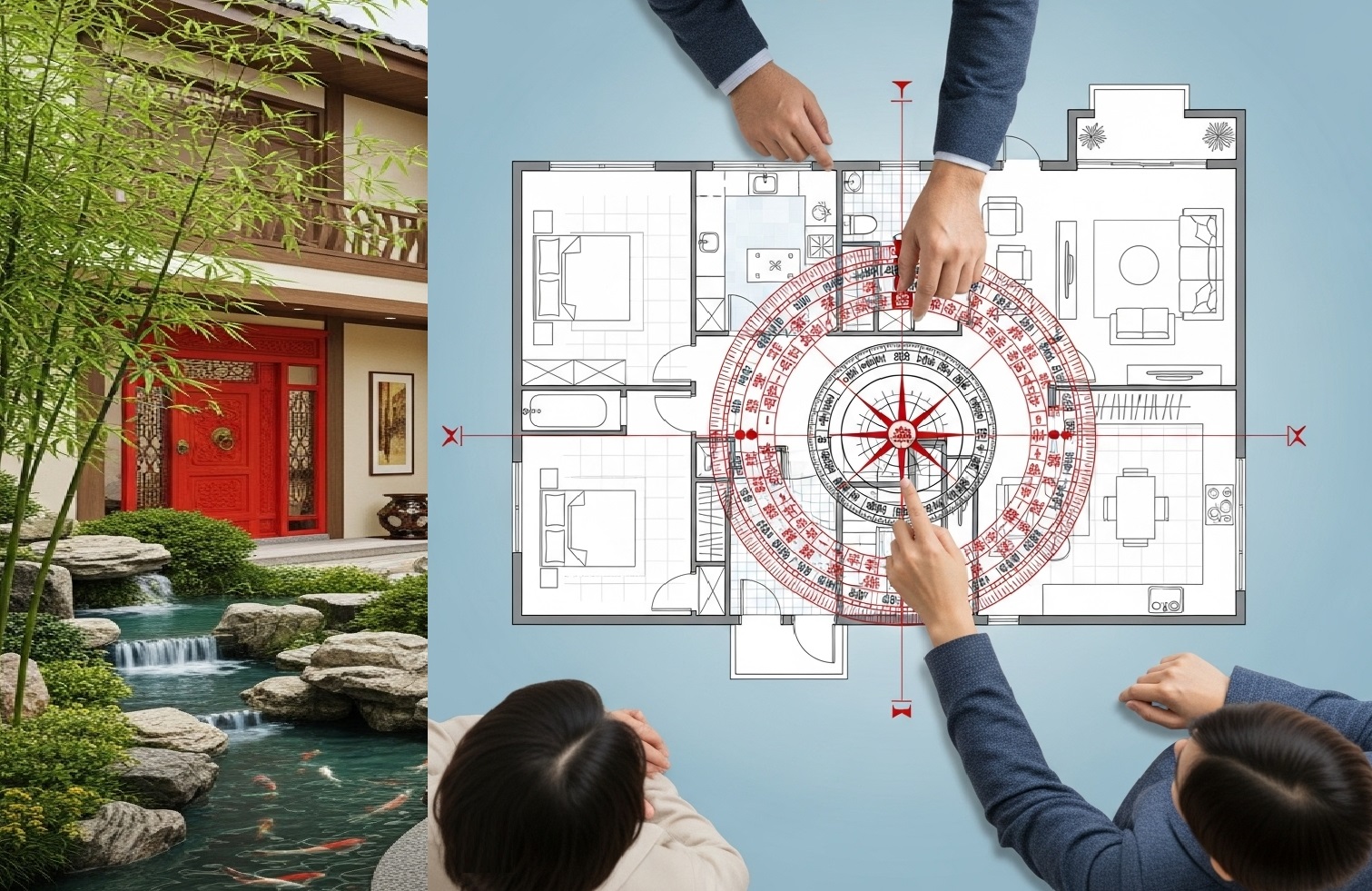 phong thủy tài lộc, gia đạo bình an, tối ưu không gian sống