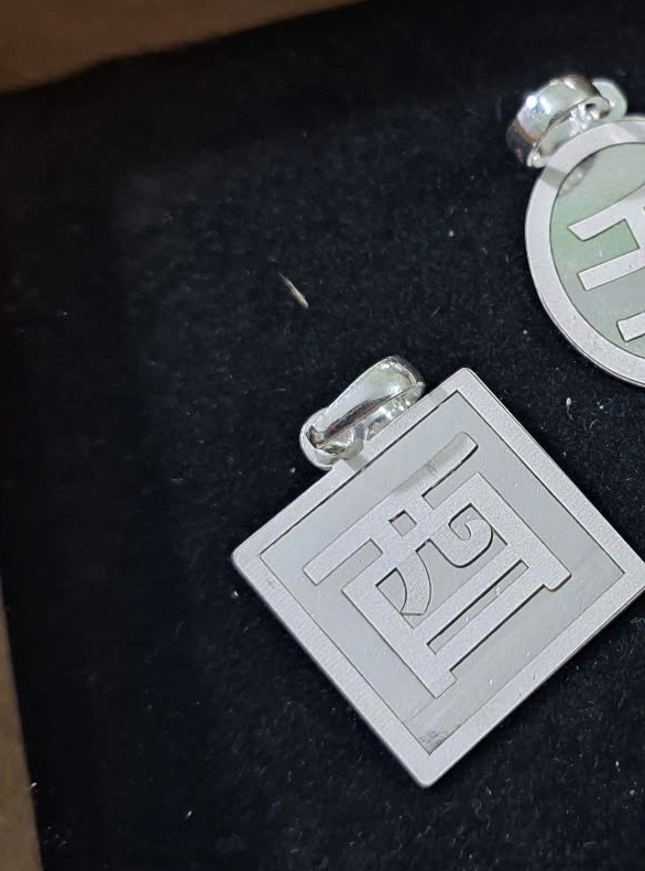 Mặt bạc kim vạn phúc cải vận phong thủy