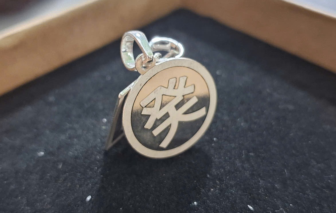 mặt dây chuyền phong thủy bạc, kim vạn phúc, mặt bạc chiêu lộc